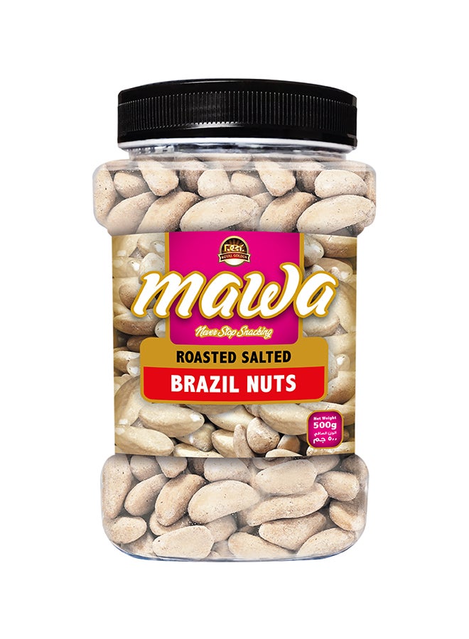 Mawa Roasted Salted Brazil Nuts Plastic Jar - Image 1